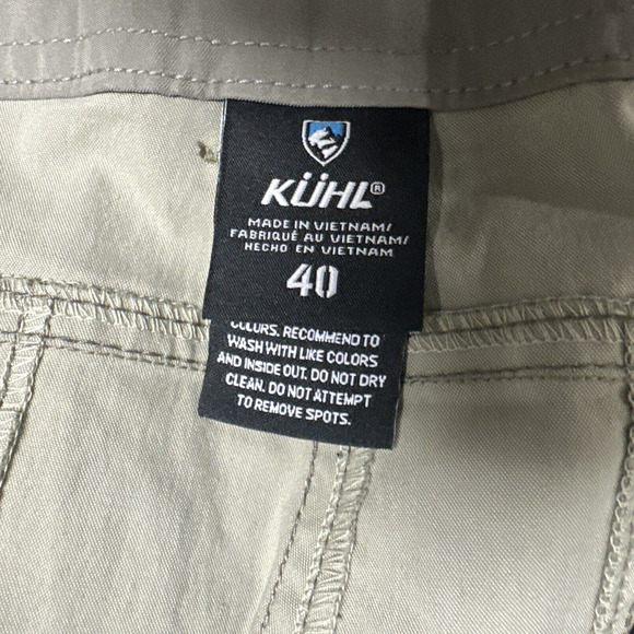 Kuhl Ramblr 10" Inseam Green Cargo Shorts Size 40 Hiking Camp Outdoor Utility - Picture 15 of 16